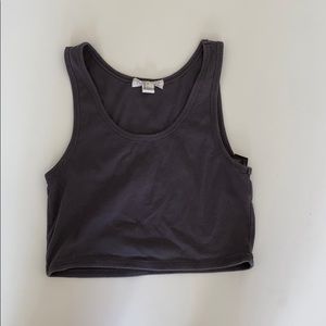 Forever 21 Crop Tank Grey L